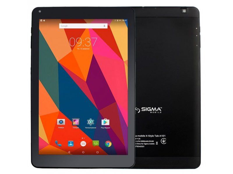 Плашет Sigma Tab A102