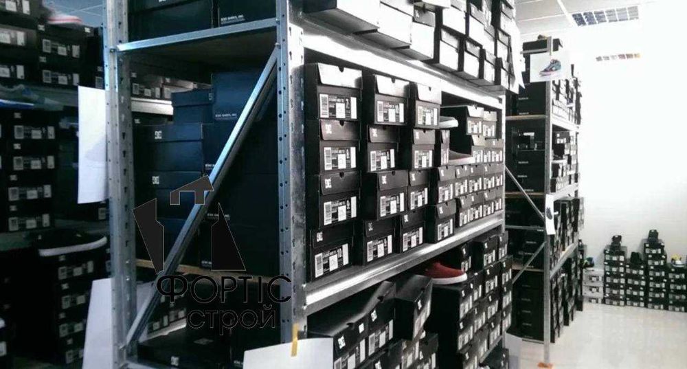 СТЕЛАЖІ палетні бу, полочные стеллажи бу, стелажі полочні БУ купити