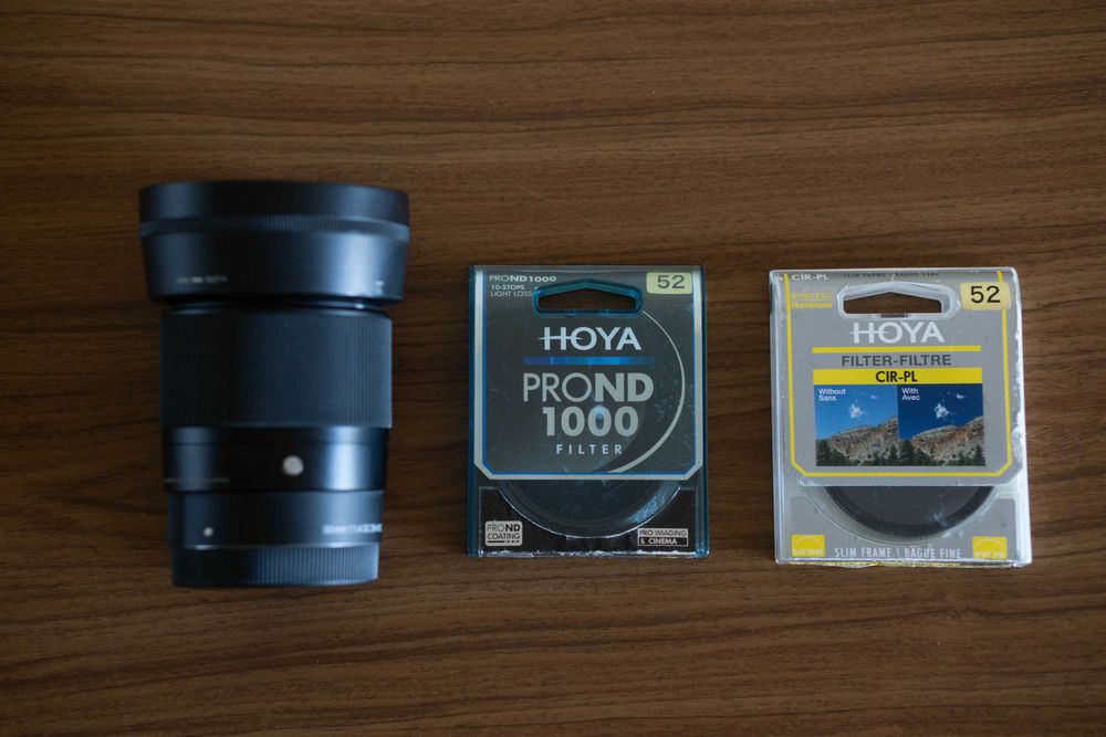 sigma 30 mm sony e, 2 filtry w zestawie, dc dn obiektyw