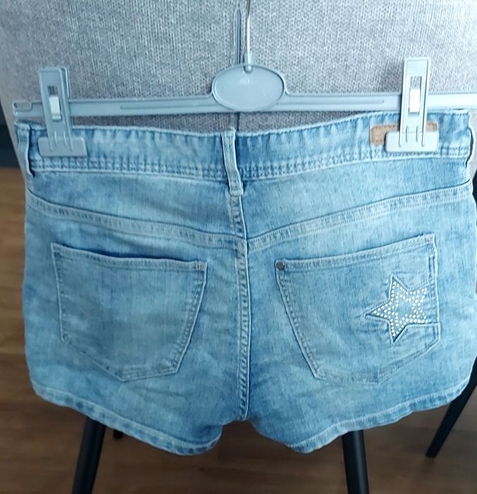 Spodenki dla nastolatki jeansowe H&M 170