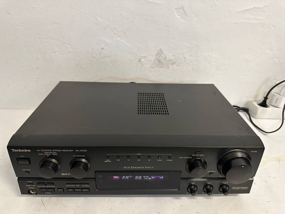 Amplituner kina domowego Technics SA-AX530 | 5.1, 2×100W, Dolby Pro Logic, RDS, Hi-Fi