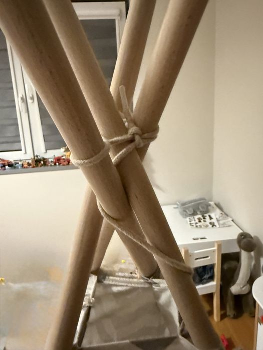 Tipi  namiot z matą i stabiliztorem Łódź
