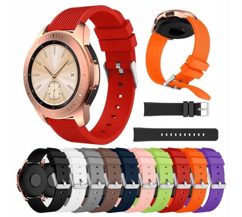 Pasek do smartwatch Samsung, Garmin, Huawei Huami, Xiaomi, 20mm kolory