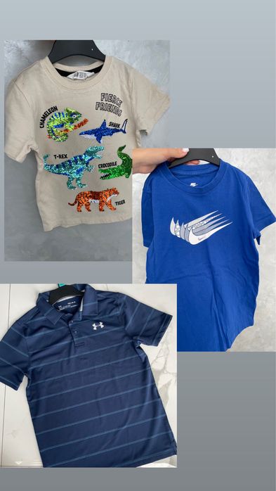 Футболка на хлопчика hm, рубашка under urmour