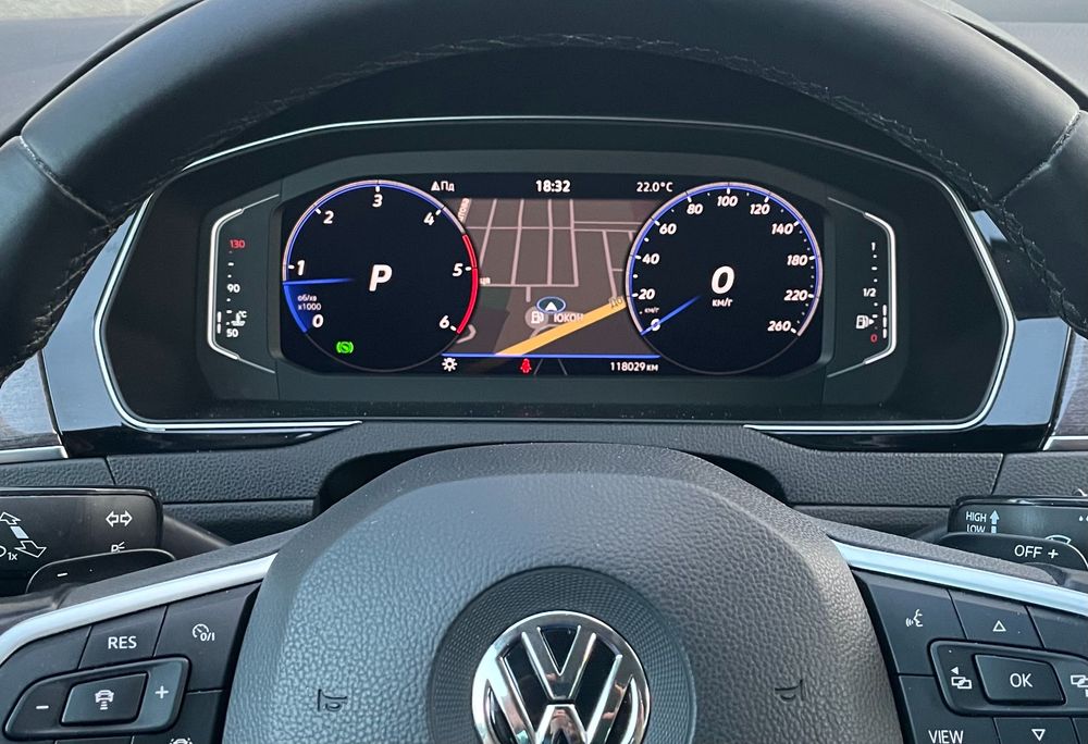 Приборная панель приборка Virtual VW Passat