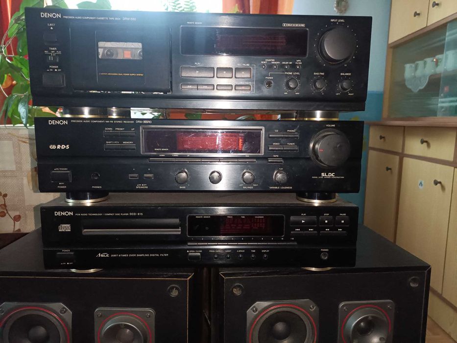 Sprzedam denon z kolumnami