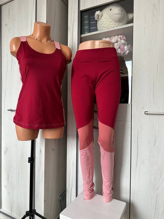 Komplet sportowy legginsy koszula HUNKEMÖLLER