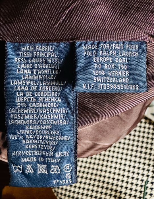 Welniana marynarka Ralph Lauren