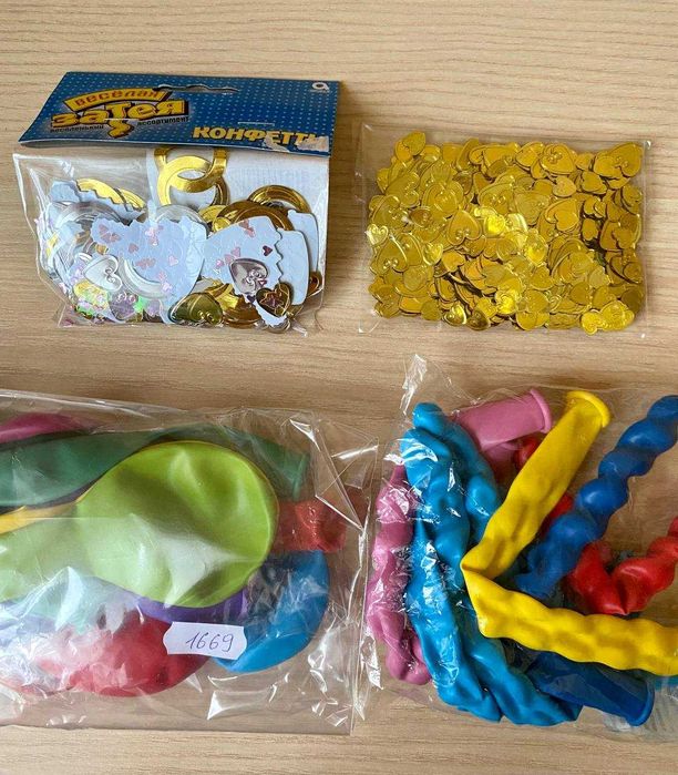 НОВЫЙ набор воздушный шаров для праздника, конфетти, шары