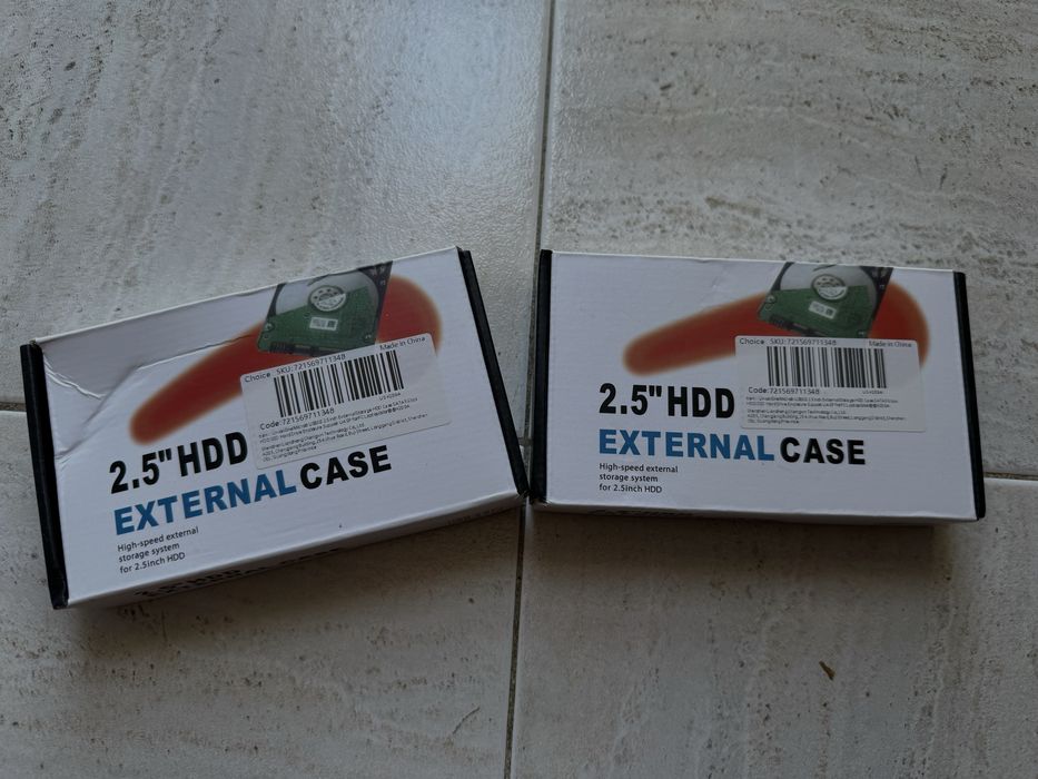 Discos  2.5 e caixas