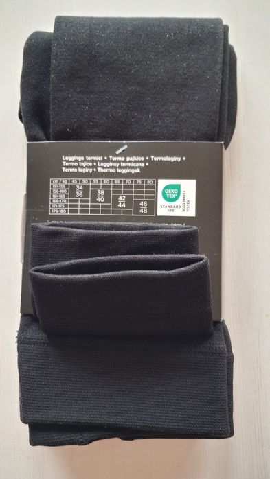 Nowe czarne termolegginsy legginsy termiczne 46/48 Feel C.O.V.E.R!