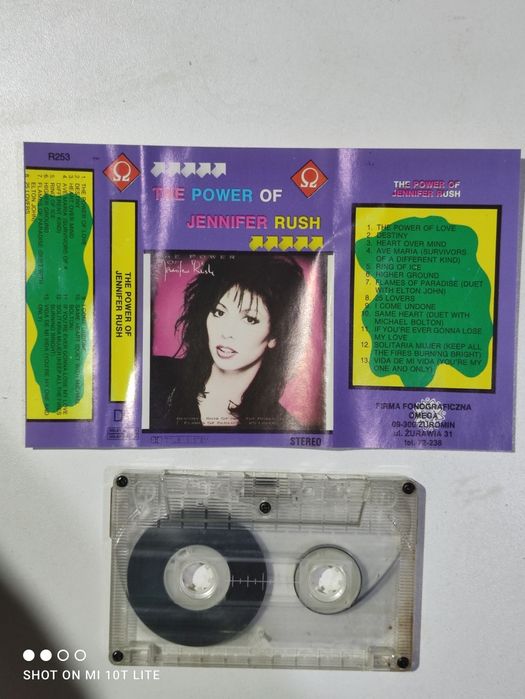Jennifer Rush The power of love Omega kaseta magnetofonowa