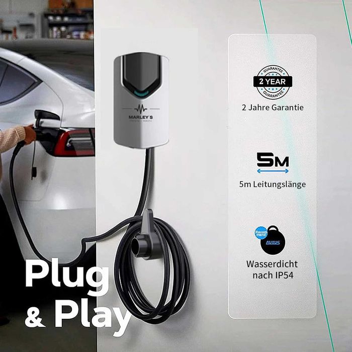 Wallbox Carregador 11 KW - 16A - Trifasico - elétricos híbridos
