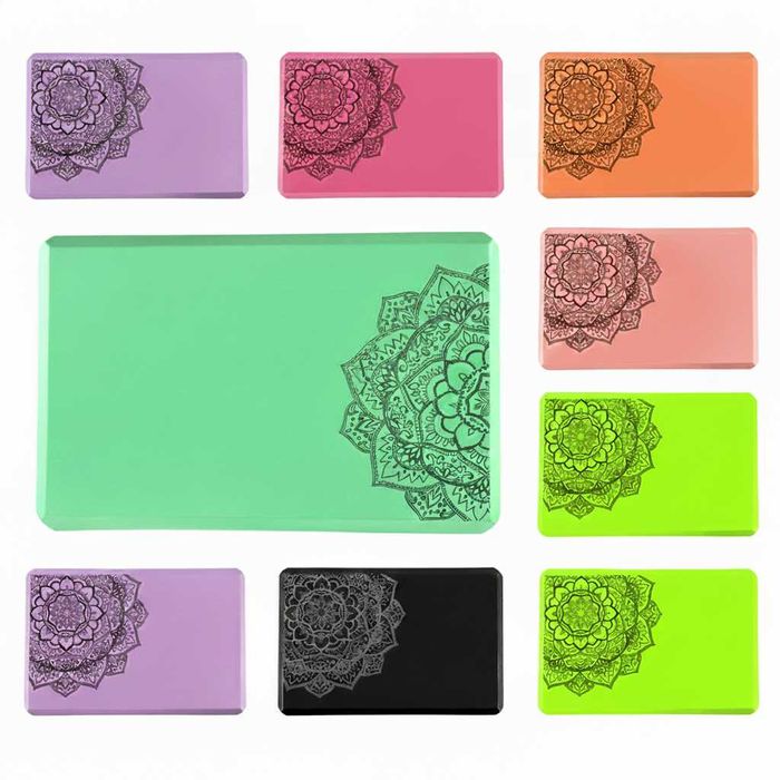 Блок для йоги EasyFit (180-200г). Опорна цегла для розтяжки та фітнесу