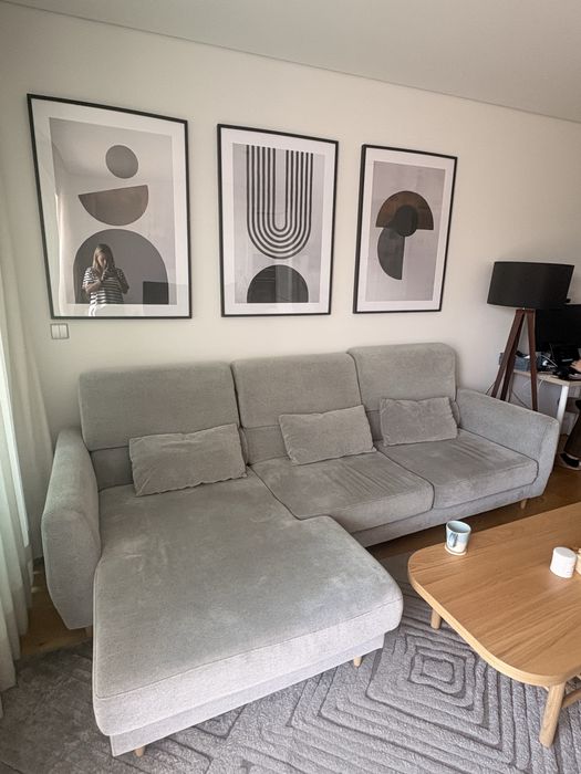 Sofá de canto IKEA Slatorp, em perfeito estado