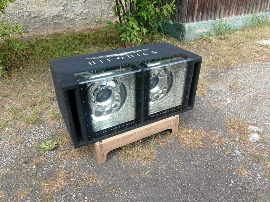Subwoofer Tuba Skrzynia Basowa HIFONICS BRUTUS BX 12 DUAL USA 2 x 400RMS