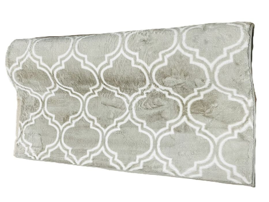 Szary Dywan 120x160 cm Heaven Design. miękki i miły w dotyku, wzór