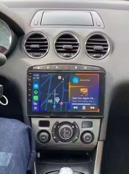 Radio 2 DIN 308 / RCZ / 408 (4+32 GB) + Carplay e Android Auto