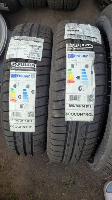 Nowe opony letnie Fulda 165/70r14 para +Gratis