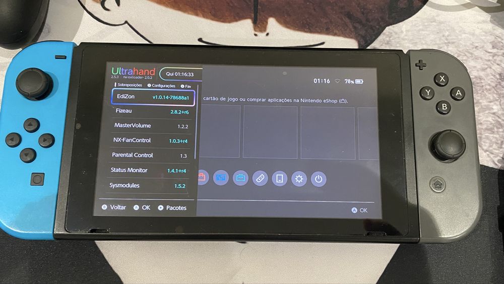 Nintendo switch desbloqueada SD128