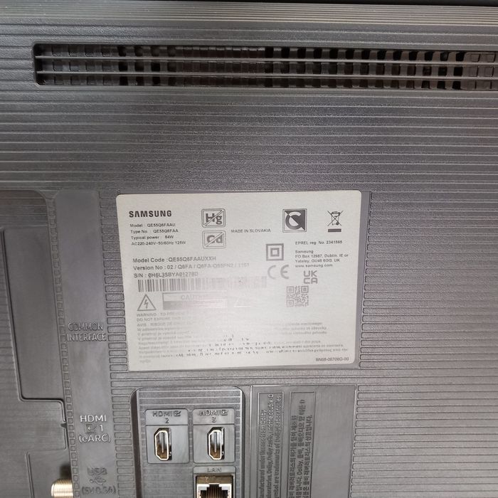 Telewizor QLED Samsung QE55Q67AAU 55" 4K UHD szary