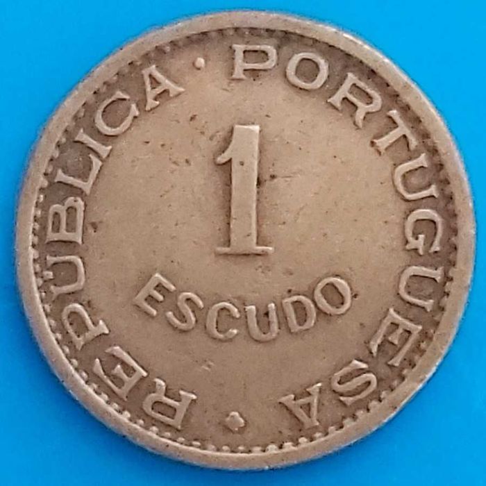1$00 de 1963 Republica Portuguesa, Angola
