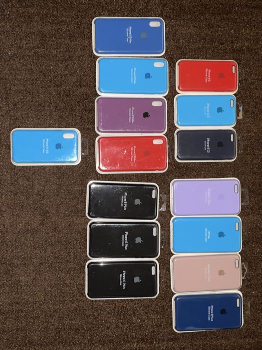Capas Capa Apple Silicone iPhone X XS Plus 6 6S Plus