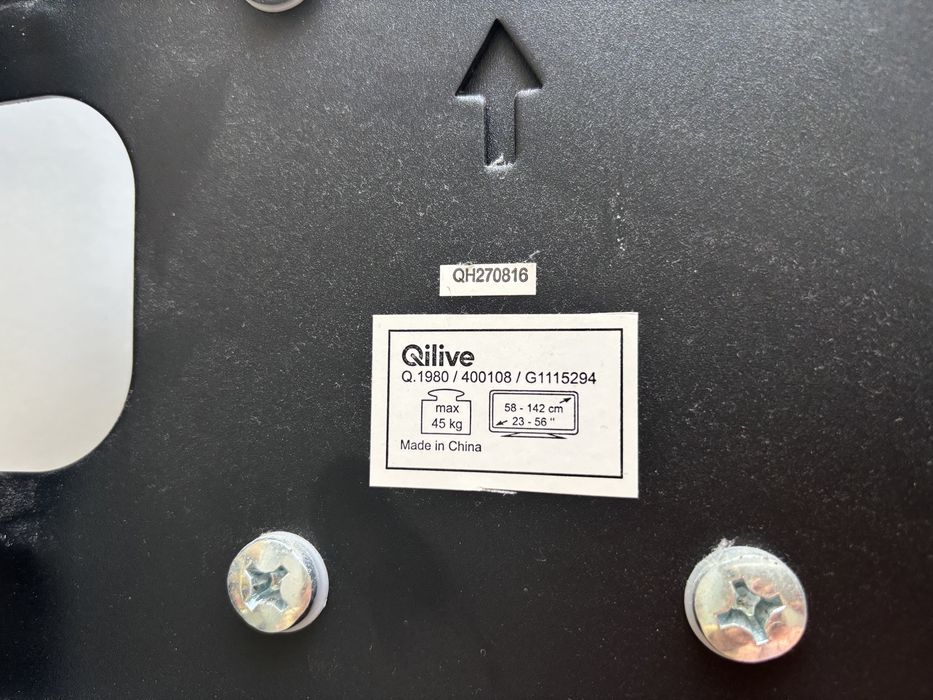 Suporte TV Qilive - rotativo e inclinável