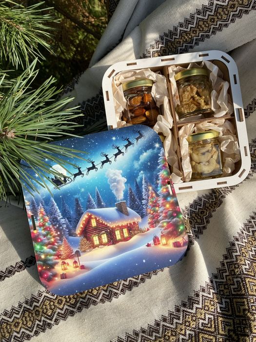 Подарунковий набір, медовий набір, Миколай, Різдво, Новий Рік