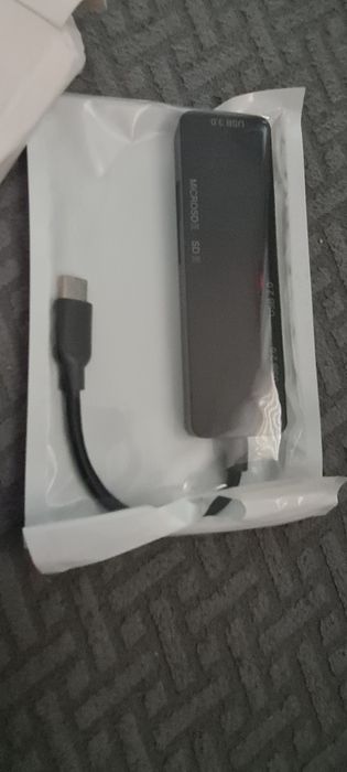 HUB Typ Usb C Rozgałęźnik Czytnik kart  SD Micro SD