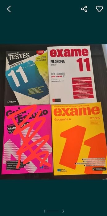 Livros de exames ou testes 11 ano