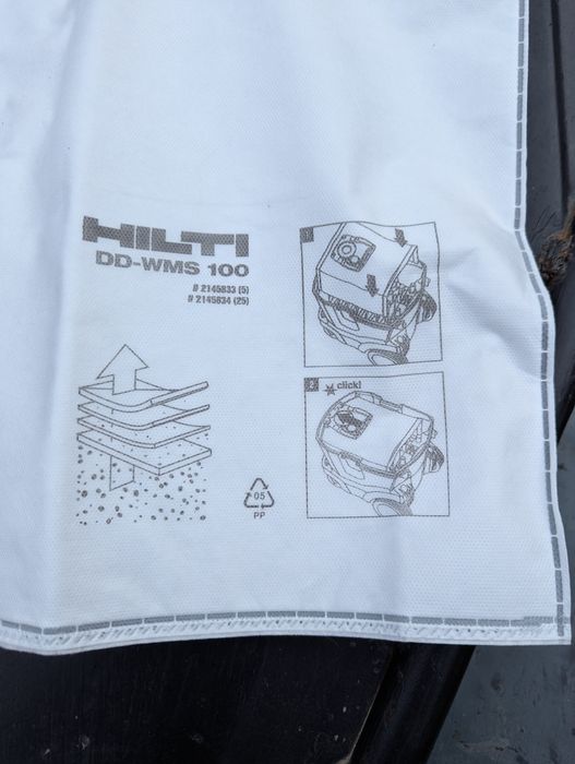 Мішки для будівельного пилососа Hilti