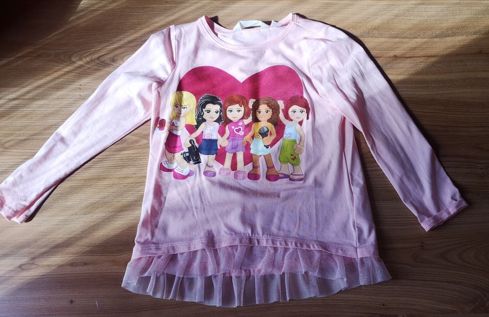 Bluzka lego friends, h&m, 134/140