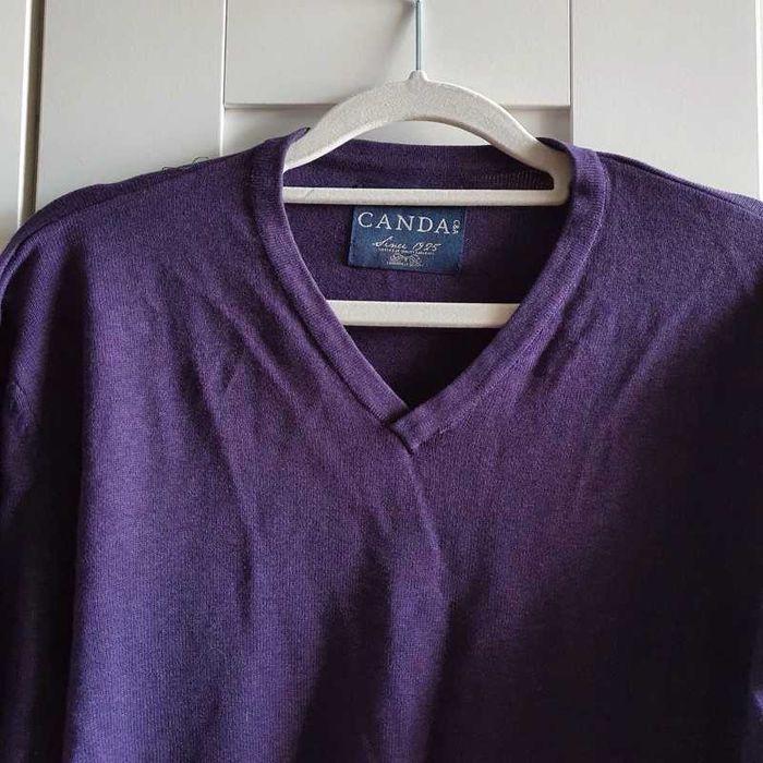 Sweter fioletowy canda C&A roz.M 100% bawełna