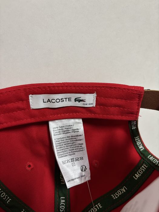 Czapka Z Daszkiem Lacoste Uni Nowa
