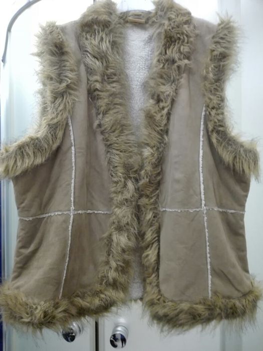 Zestaw zimowy kozuch i kamizelka