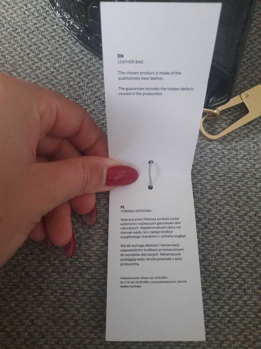 Valentini nowa czarna torebka