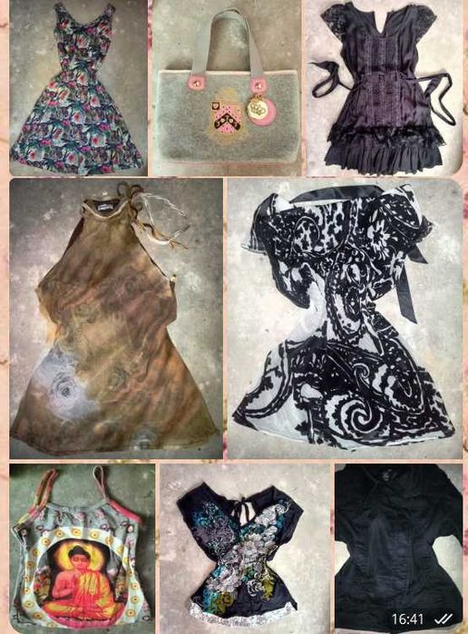 Пакет одягу Bershka, chrome hearts, juicy couture, H&M, ed hardy, anime, monster high