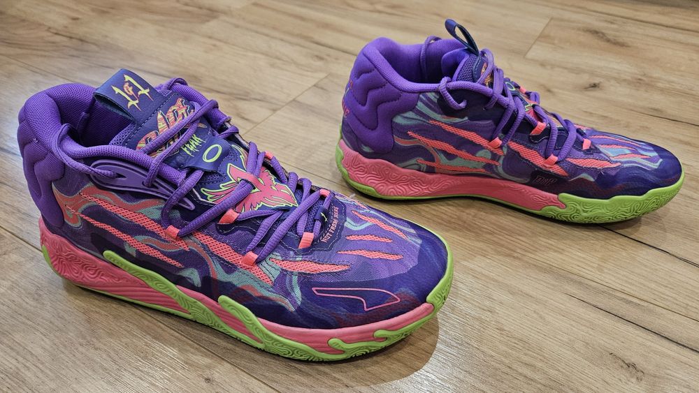 Puma  MB.03 Toxic fioletowe buty do koszykówki