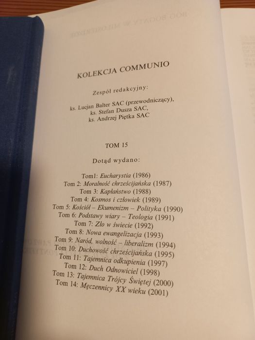 Książka Bóg bogaty w miłosierdzie kolekcja Communio