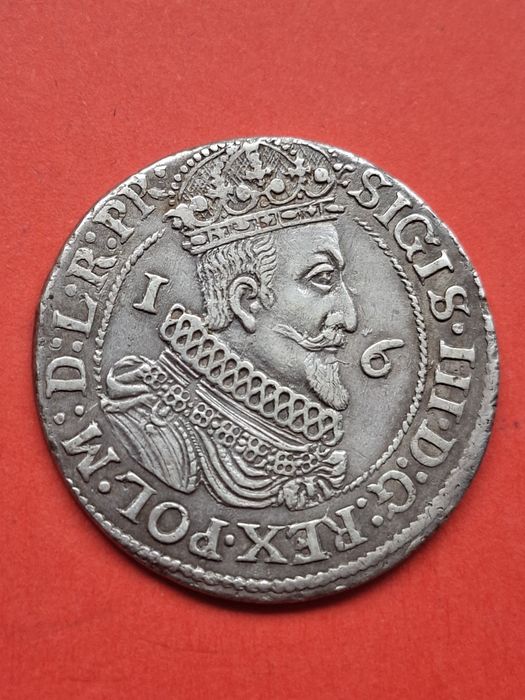 Ort  Gdański Zygmunt III Waza 1623 Gdańsk 18 groszy srebro