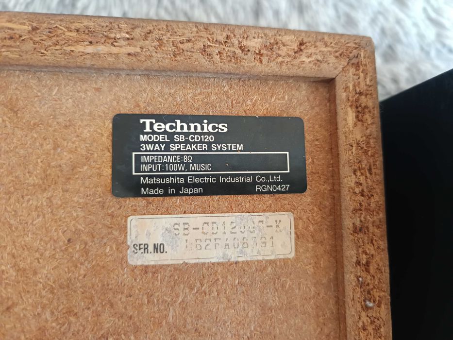 Kolumny Technics SB - CD 120   Made in Japan