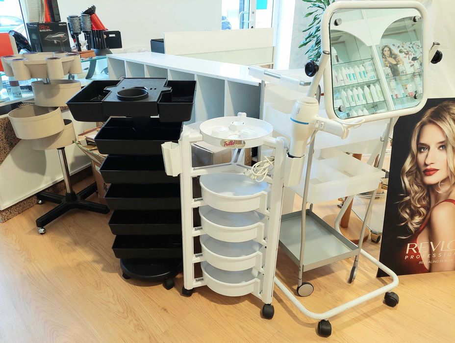 Mobiliário, Acessórios p Estética e Cabeleireiros