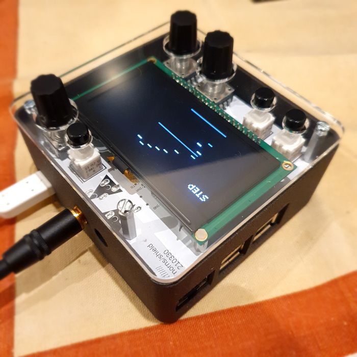 Norns Shield Pi 3B+ Mini Computador Musical