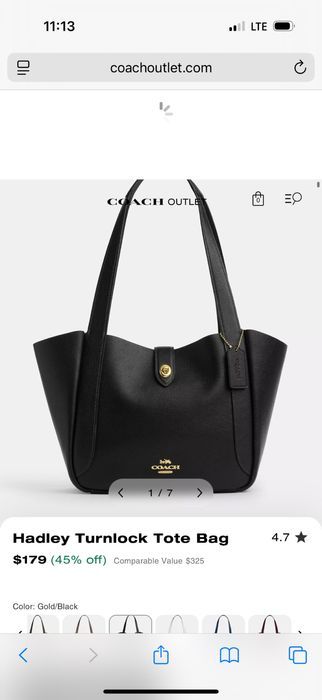 Сумка Coach Hadley