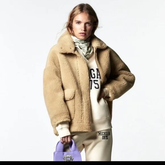 Шубa тедді  Zara