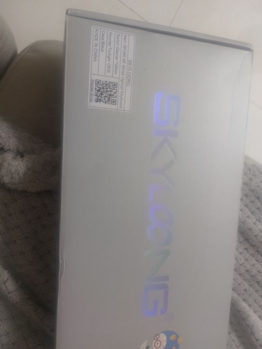 Дротова оптична клавіатура чорного кольору SKYLOOHG GK980