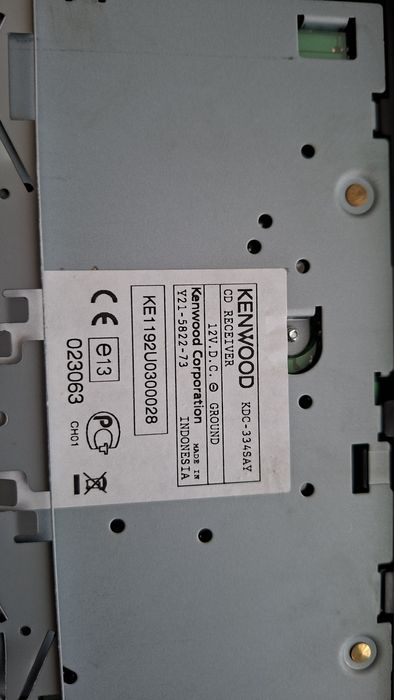Radio kenwood cd