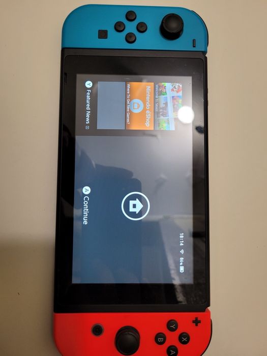 Switch c/capa e acessórios