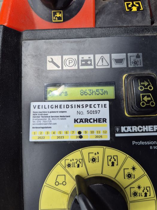 Szorowarka podłogowa Karcher B90R Faktura  ROK 2017. 864h